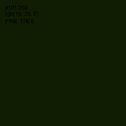 #101D03 - Pine Tree Color Image
